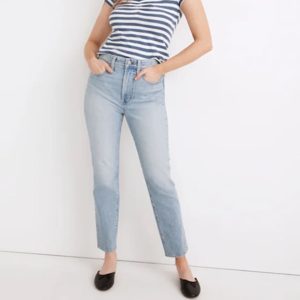 Madewell The Curvy Perfect Vintage Jeans in Fiore Wash